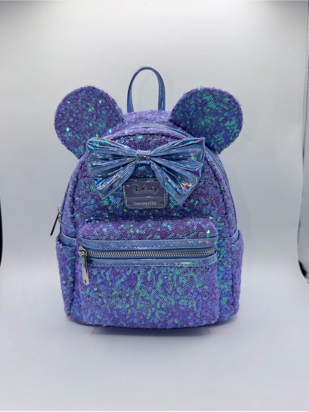 Loungefly Purple Sequin Minnie Ear